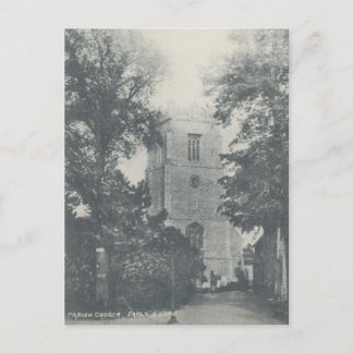 Het vintage Briefkaart van de Kerk van Colne van