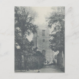 Het vintage Briefkaart van de Kerk van Colne van
