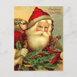 Het vintage Briefkaart van de Kerstman