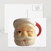 Het vintage Briefkaart van de Kerstman (het (Voorkant / Achterkant)