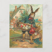 Het vintage Briefkaart van de Paashaas (Voorkant)