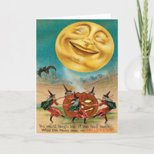 Het vintage Briefkaart van Halloween