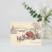 Het vintage Briefkaart van het Platteland (Staand voorkant)