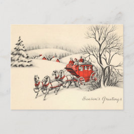 Het vintage Briefkaart van het Platteland