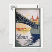 Het vintage Briefkaart van het Poster van de (Voorkant / Achterkant)