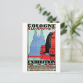 Het vintage Briefkaart van het Poster van de (Staand voorkant)