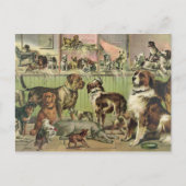Het vintage Briefkaart van Honden (Voorkant)