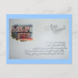 Het vintage Briefkaart van Kerstmis