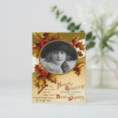 Het vintage Briefkaart van Kerstmis (Staand voorkant)