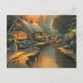 Het vintage briefkaart van Kerstmis (Voorkant)