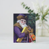 Het vintage Briefkaart van Kerstmis van de (Staand voorkant)