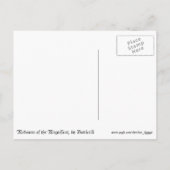 Het vintage Briefkaart van Kerstmis van Madonna (Achterkant)