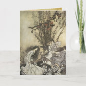 Het vintage Dansen Faeries Kaart (Voorkant)