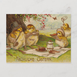 Het vintage Duitse Briefkaart van Pasen