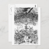 Het vintage Felicien Rops-briefkaart Briefkaart (Voorkant / Achterkant)