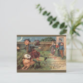 Het Vintage Halloween Briefkaart van KRW (Staand voorkant)