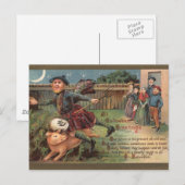Het Vintage Halloween Briefkaart van KRW (Voorkant / Achterkant)