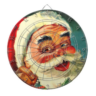 Het vintage heel Dartboard van Kerstmis van de Dartbord