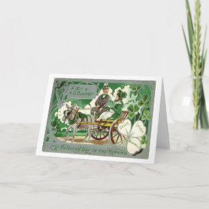 Het vintage Iers vleit St Patrick Dag Kaart