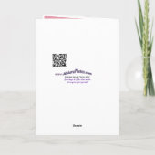 Het vintage Late Dekbed verjaardag-personaliseert Kaart (Achterkant)