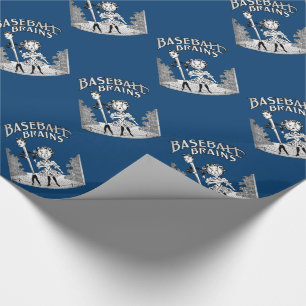 Het vintage Ontwerp van het Honkbal Cadeaupapier