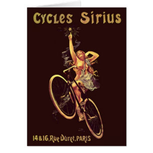 Het vintage Poster van de Fiets van Sirius van