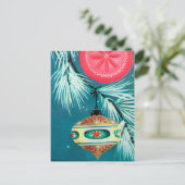 Het vintage retro briefkaart van de de (Staand voorkant)