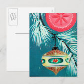 Het vintage retro briefkaart van de de (Voorkant / Achterkant)