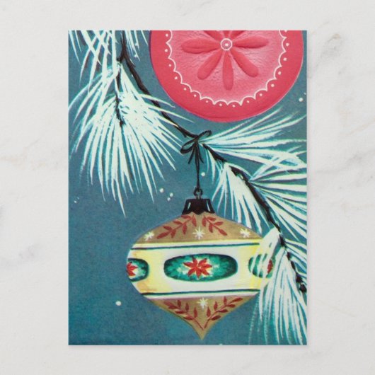 Het vintage retro briefkaart van de de (Voorkant)