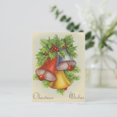 Het vintage Retro Briefkaart van Kerstmis (Staand voorkant)