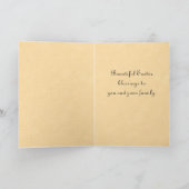 Het vintage Vervoer van het Paasei Feestdagen Kaart (Binnen)