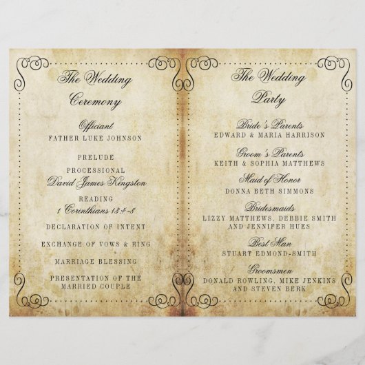 Het  Vintage Wedding Collectie (Achterkant)