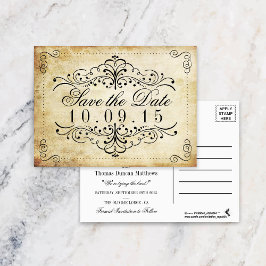 Het Vintage Wedding Collectie Aankondigingskaart