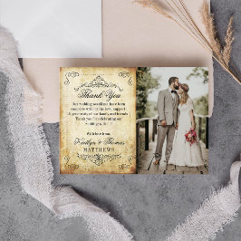 Het Vintage Wedding Collectie Bedankkaart