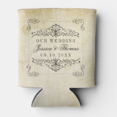 Het  Vintage Wedding Collectie Blikjeskoeler (Voorkant)