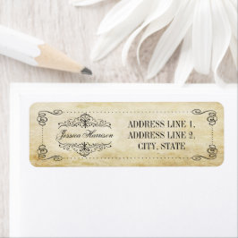 Het  Vintage Wedding Collectie Etiket