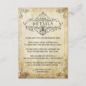 Het Vintage Wedding Collectie Informatiekaartje (Voorkant)