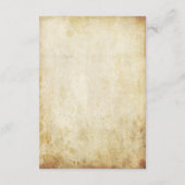 Het  Vintage Wedding Collectie Informatiekaartje (Achterkant)