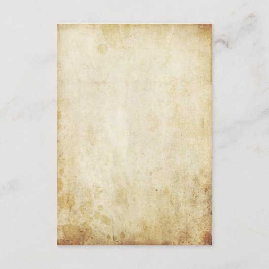 Het  Vintage Wedding Collectie Informatiekaartje (Achterkant)