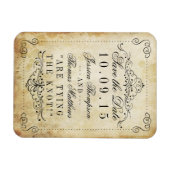 Het  Vintage Wedding Collectie Magneet (Horizontaal)