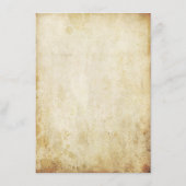 Het  Vintage Wedding Collectie Menu (Achterkant)