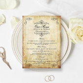 Het  Vintage Wedding Collectie Menu