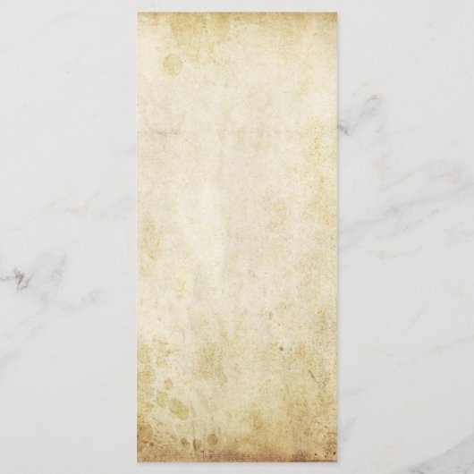 Het  Vintage Wedding Collectie Menu (Achterkant)