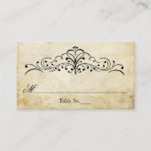 Het  Vintage Wedding Collectie Plaatskaartje (Voorkant)