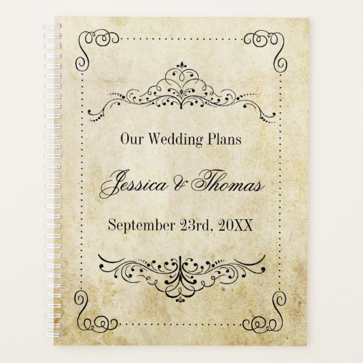 Het  Vintage Wedding Collectie Planner (Voorkant)