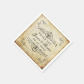 Het  Vintage Wedding Collectie Servetten (Hoek)