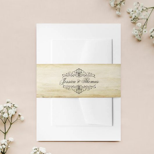 Het Vintage Wedding Collectie Uitnodigingen Wikkel