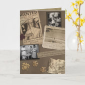 Het vintage Wenskaart van de Verpleegster Kaart (Gele Bloem)