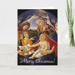 Het vintage Wenskaart van Kerstmis van Madonna Feestdagen Kaart