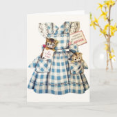 Het vintage Wenskaart van Nana Birthday Kaart (Gele Bloem)